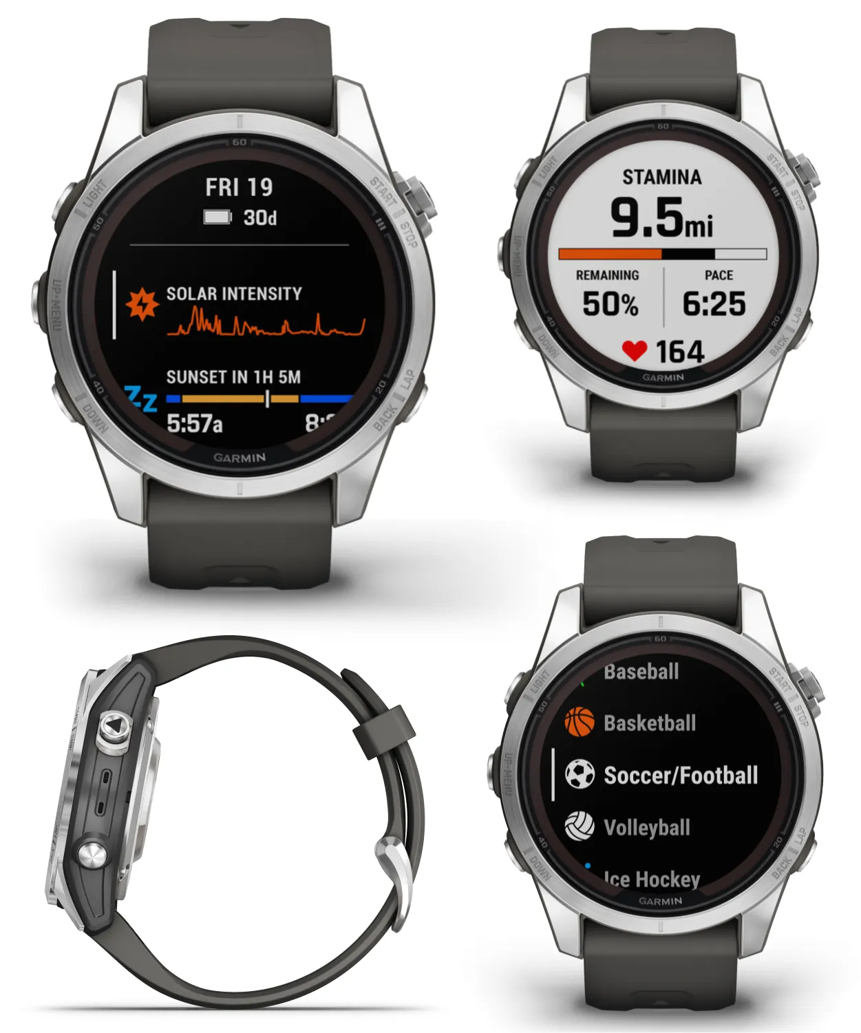 Garmin Fenix 7 Pro Solar Series Multisport GPS 42/47/51 mm Smartwatch