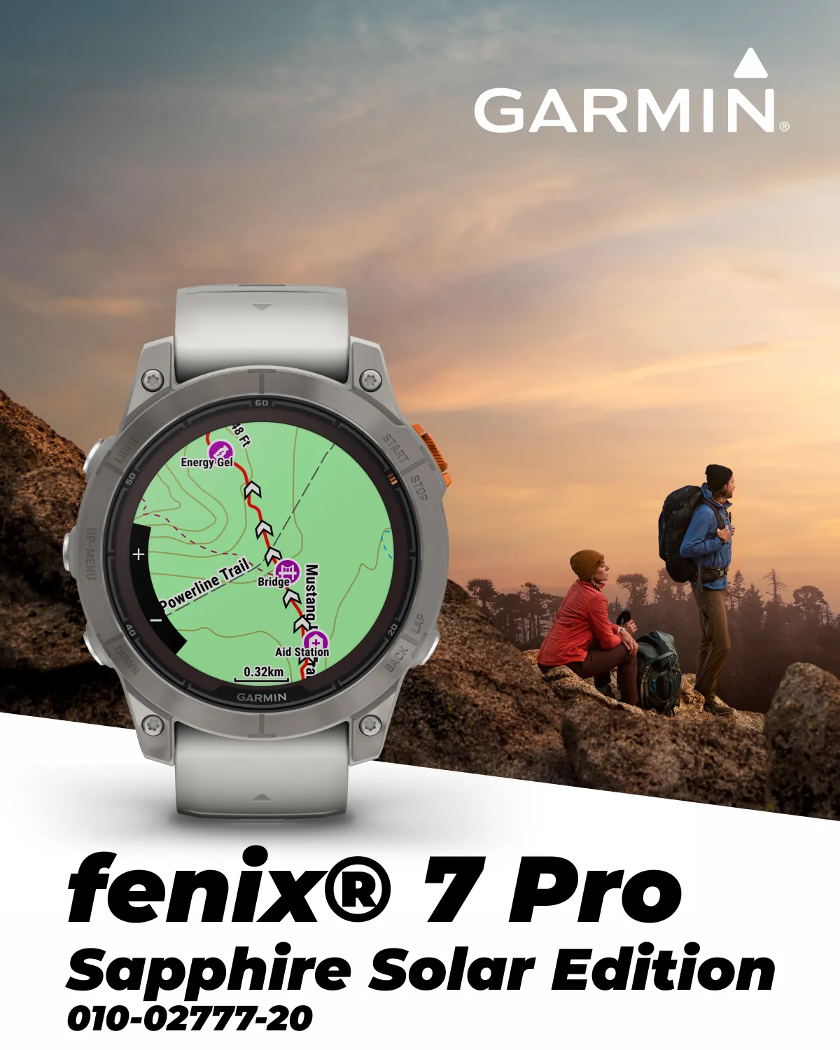 Garmin Fenix 7 Pro Solar Series Multisport GPS 42/47/51 mm Smartwatch