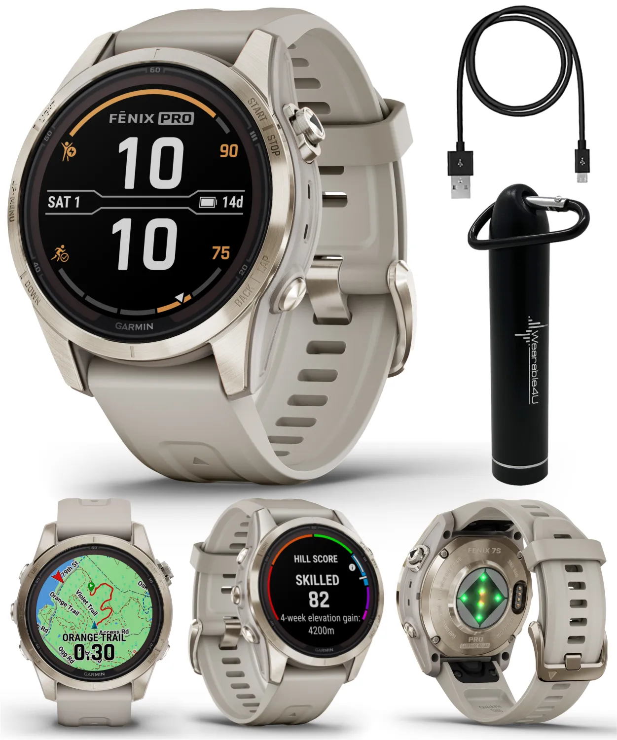 Garmin Fenix 7 Pro Solar Series Multisport GPS 42/47/51 mm Smartwatch