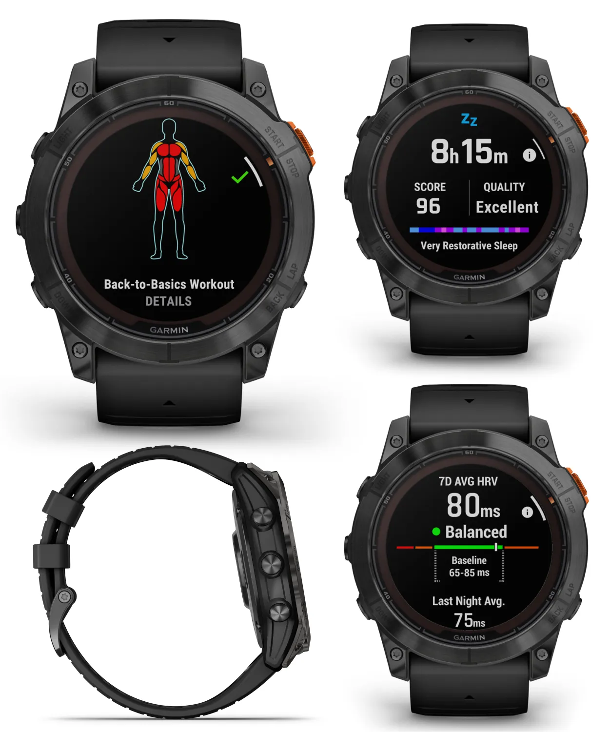 Garmin Fenix 7 Pro Solar Series Multisport GPS 42/47/51 mm Smartwatch