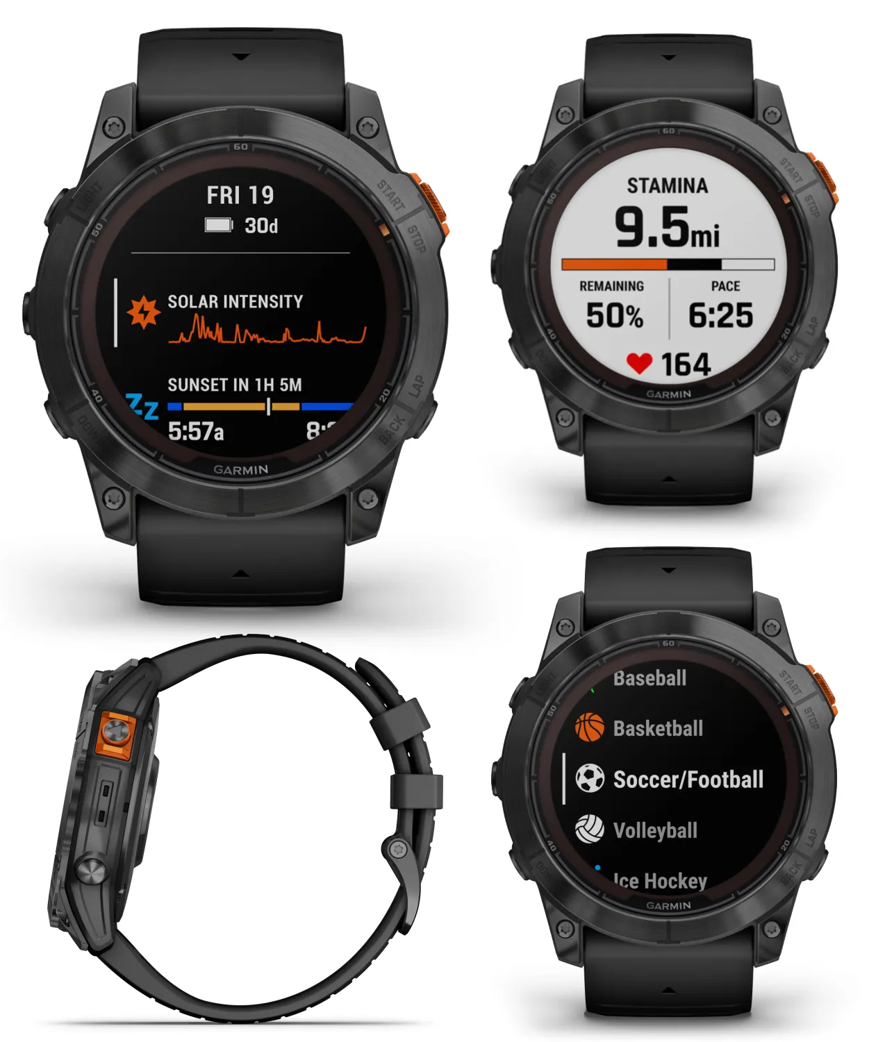 Garmin Fenix 7 Pro Solar Series Multisport GPS 42/47/51 mm Smartwatch