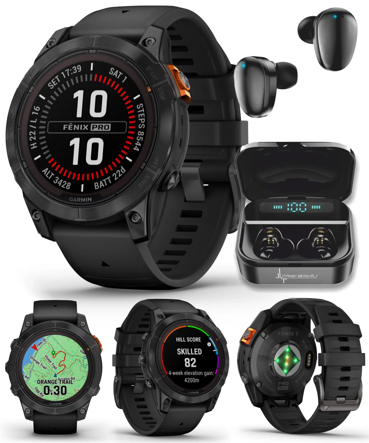 Garmin Fenix 7 Pro Solar Series Multisport GPS 42/47/51 mm Smartwatch