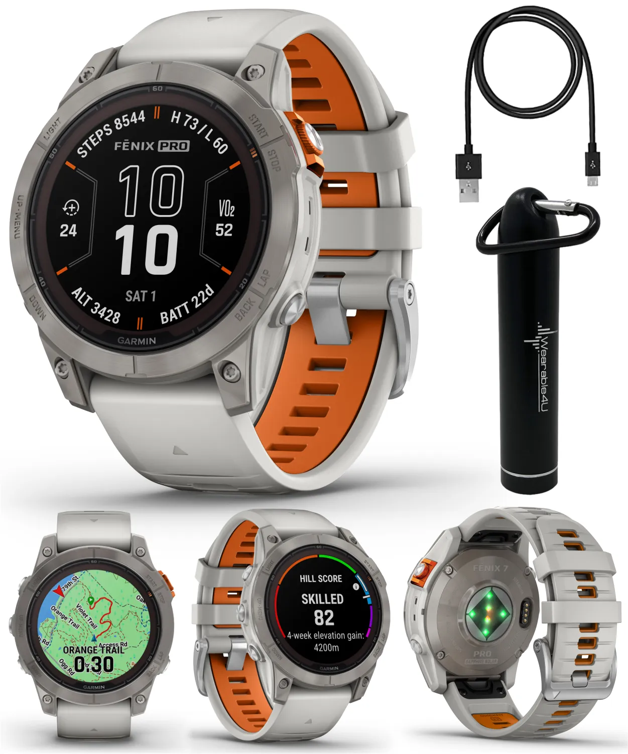 Garmin Fenix 7 Pro Solar Series Multisport GPS 42/47/51 mm Smartwatch