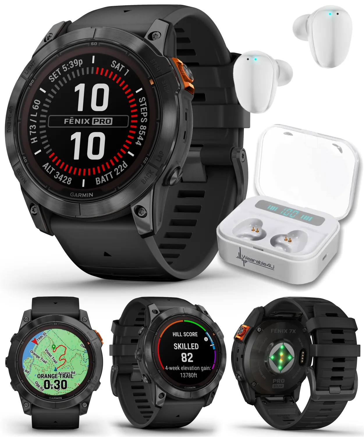 Garmin Fenix 7 Pro Solar Series Multisport GPS 42/47/51 mm Smartwatch