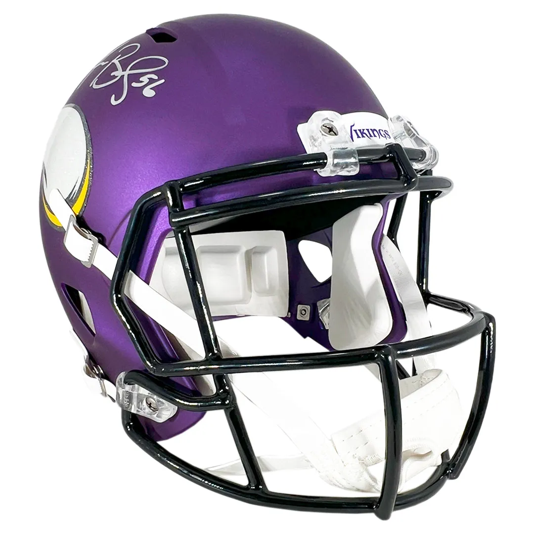 Garrett Bradbury Signed Minnesota Vikings Speed Full-Size Replica Football Helmet (JSA)