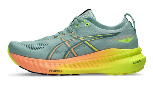 Gel Kayano 31 W | Paris Light Celadon/Safety Yellow