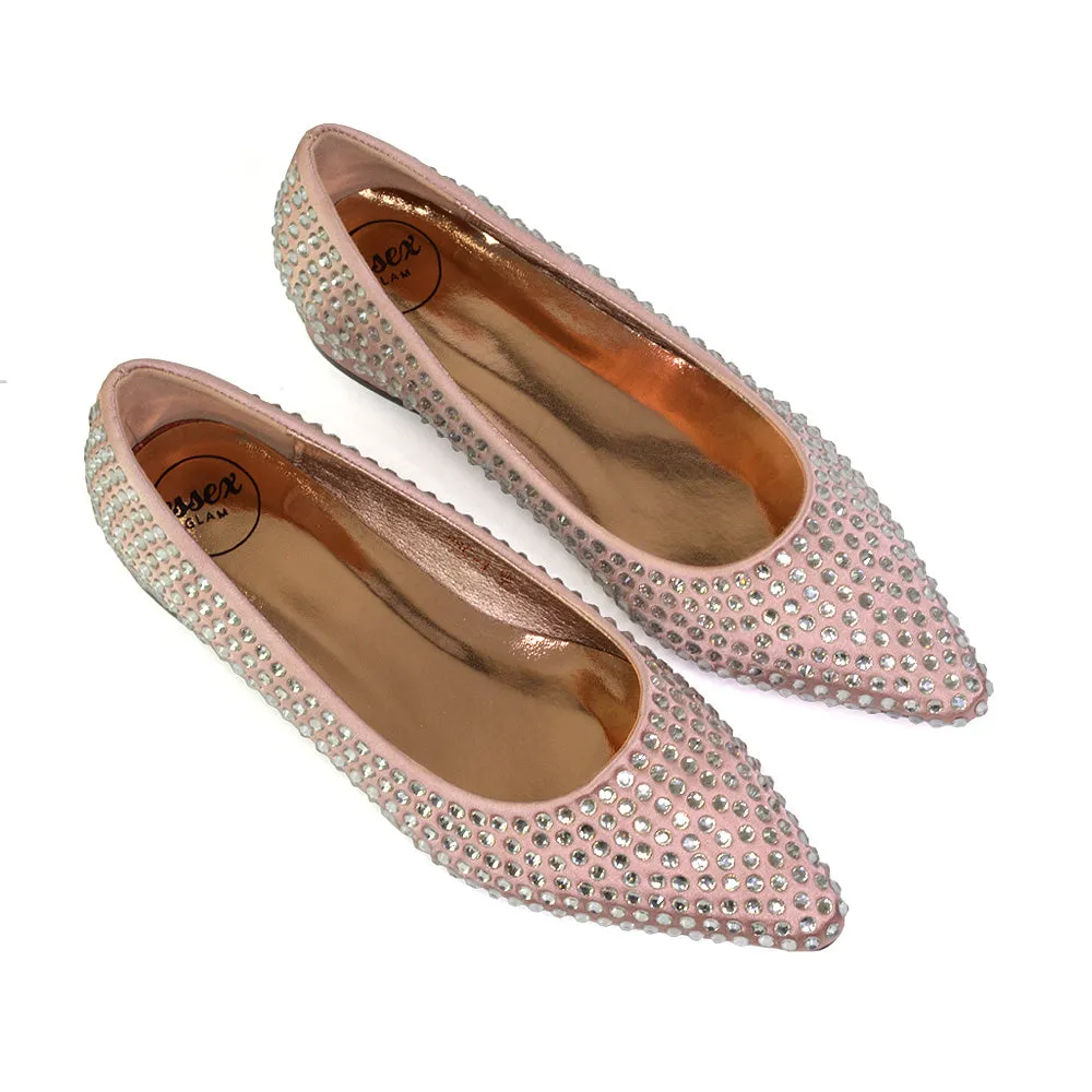 Gemini Diamante Sparkly Heels Wedding Shoes Bridal Heels in Champagne