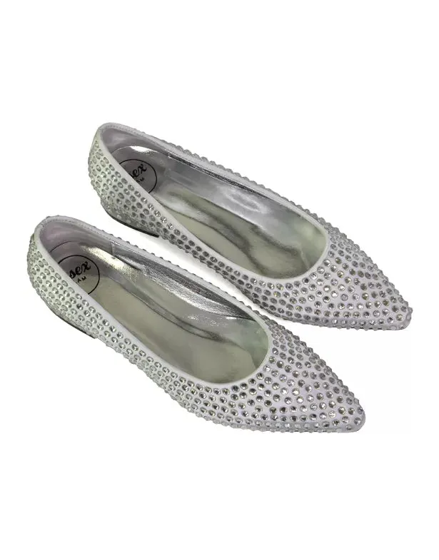 Gemini Diamante Sparkly Heels Wedding Shoes Bridal Heels in Champagne