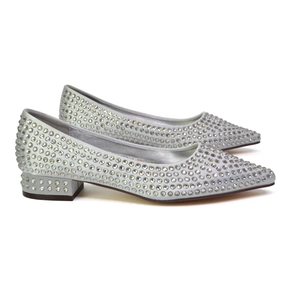 Gemini Diamante Sparkly Heels Wedding Shoes Bridal Heels in Champagne