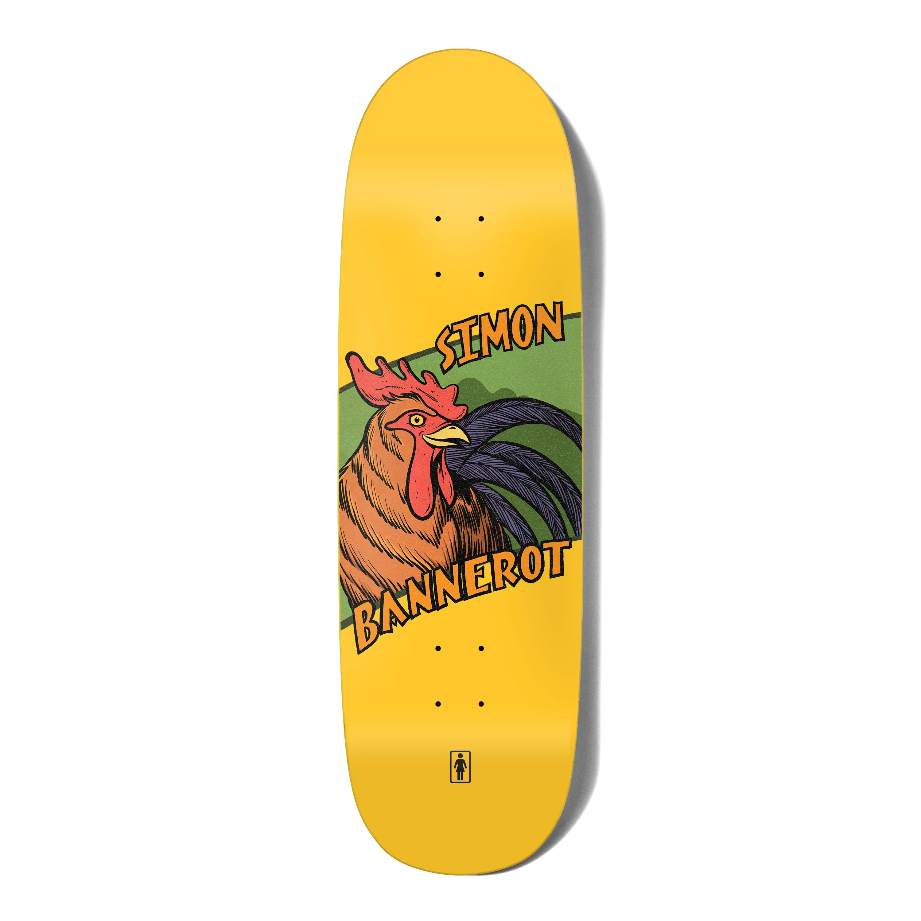 Girl Deck Rooster One Off Simon Bannerot Couch 9.25"