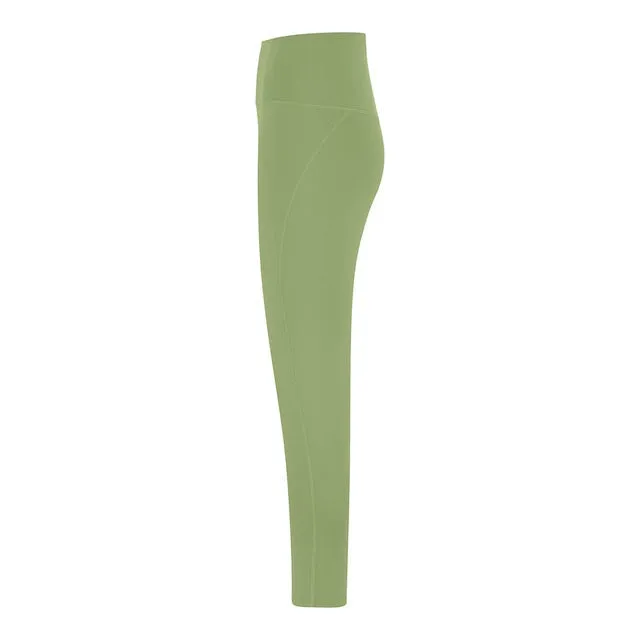 Girlfriend Collective Pocket Leggings High Rise, 7/8 In Mantis EM