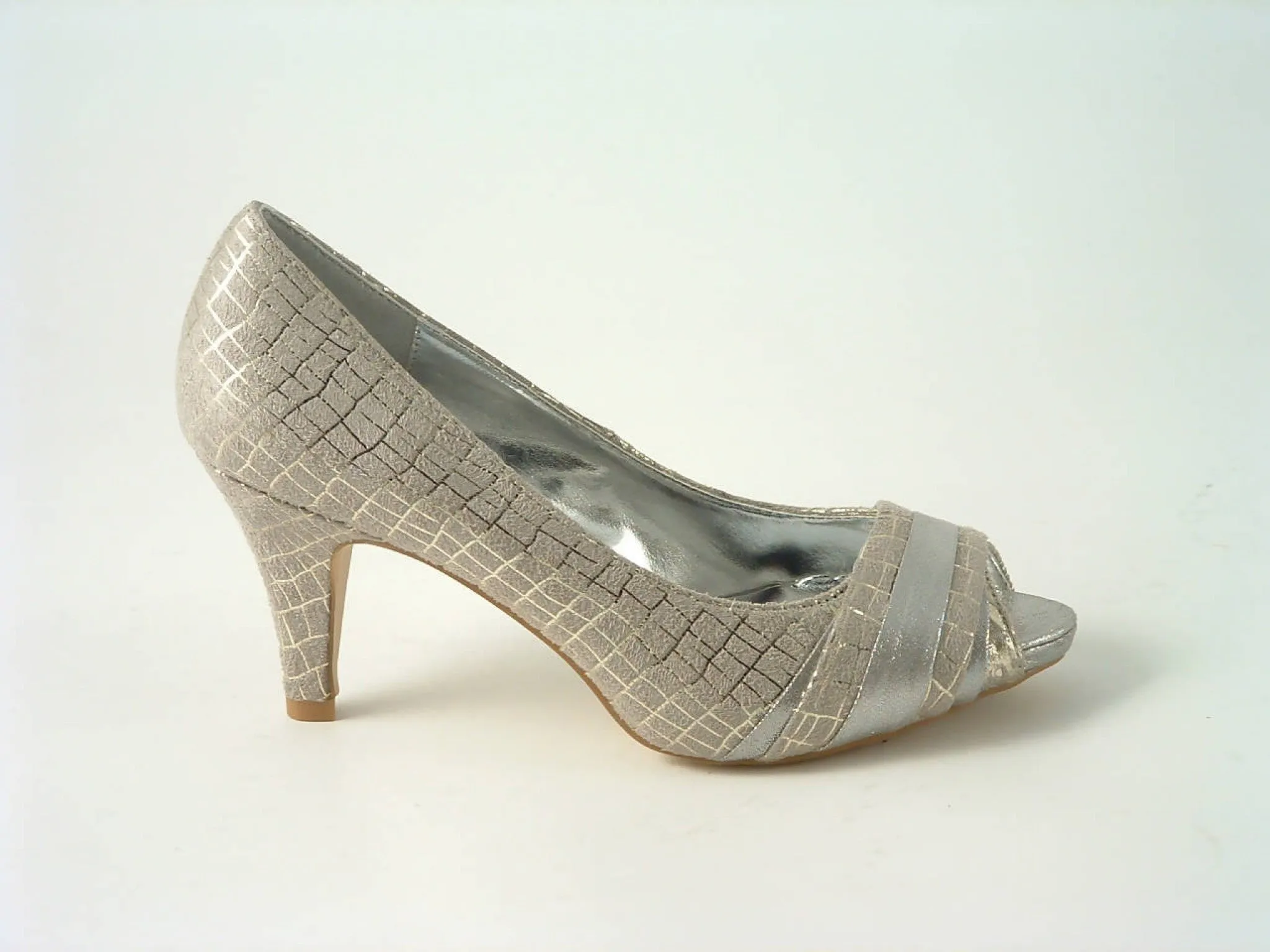 Glitz Shoes Sabatiné Court Shoe With Mid Heel