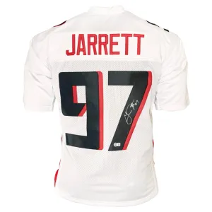 Grady Jarrett Signed Atlanta White Current Football Jersey (Beckett)