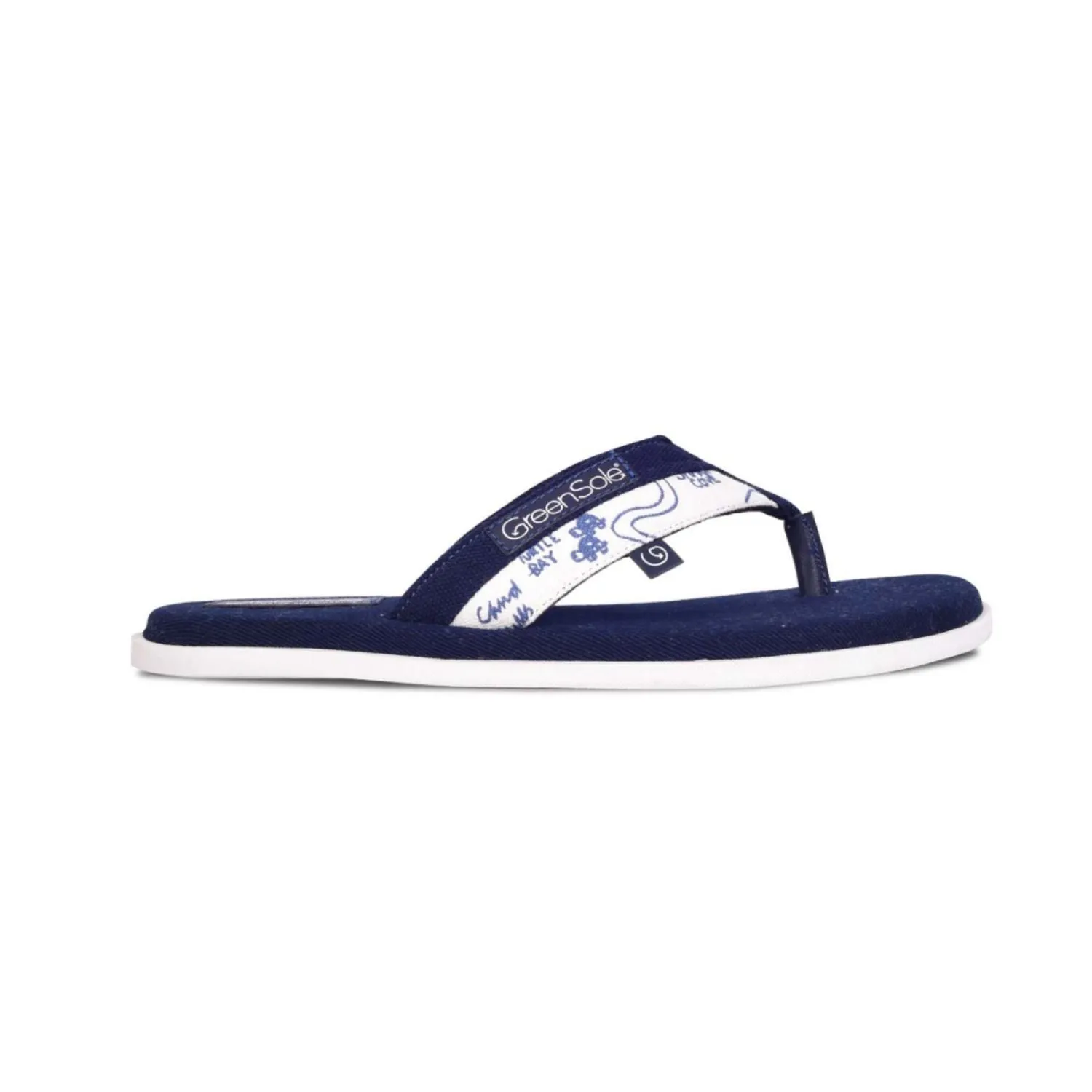 GREENSOLE AMARON JAZZY MEN'S SLIPPERS - Denimwhite