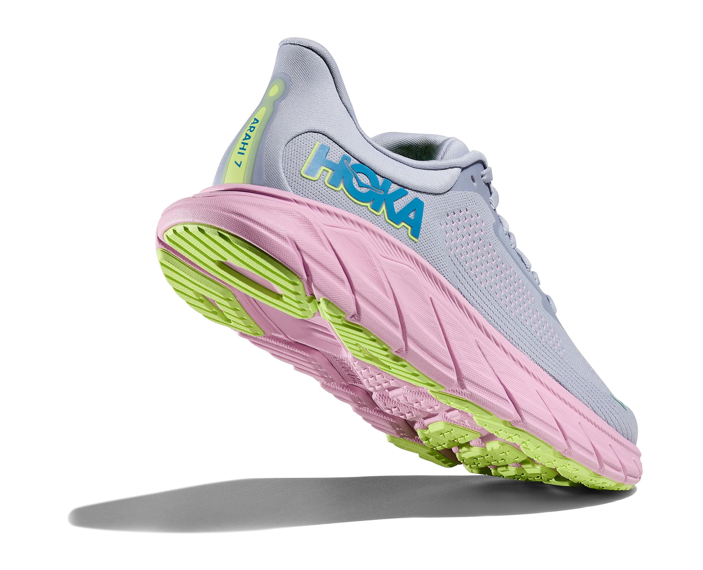 Hoka Womens Trainer Arahi 7 Gull/Pink Twilight