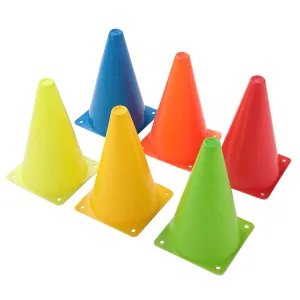 Homestic Sports Agility Training Ground Marker Cone Pack of 6 (Multicolor)