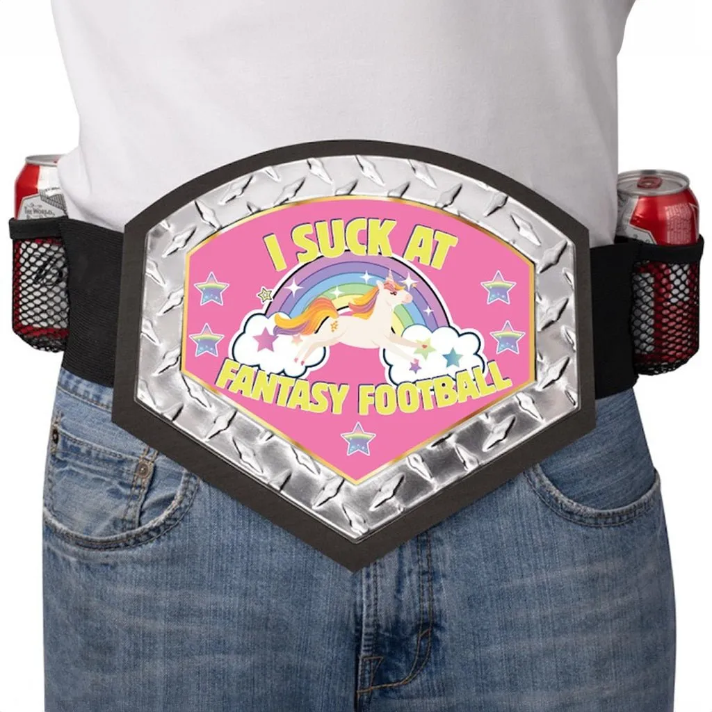 'I Suck At Fantasy Football' Fantasy Football Loser Belt