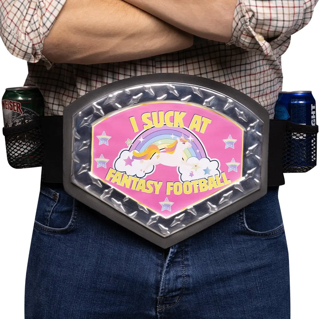 'I Suck At Fantasy Football' Fantasy Football Loser Belt