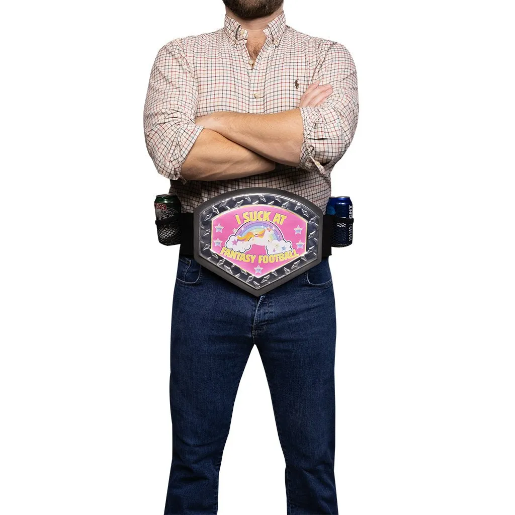 'I Suck At Fantasy Football' Fantasy Football Loser Belt