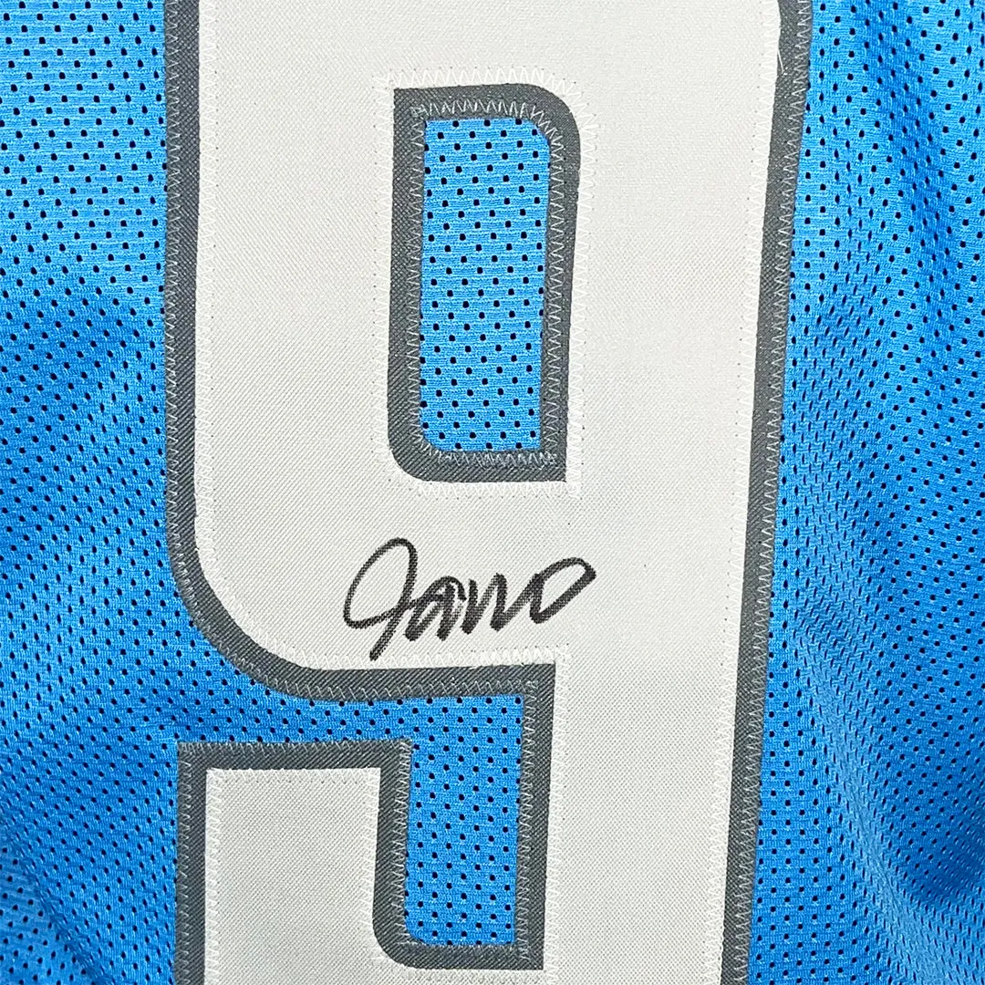 Jameson Williams Signed Detroit Light Blue Football Jersey (Beckett)