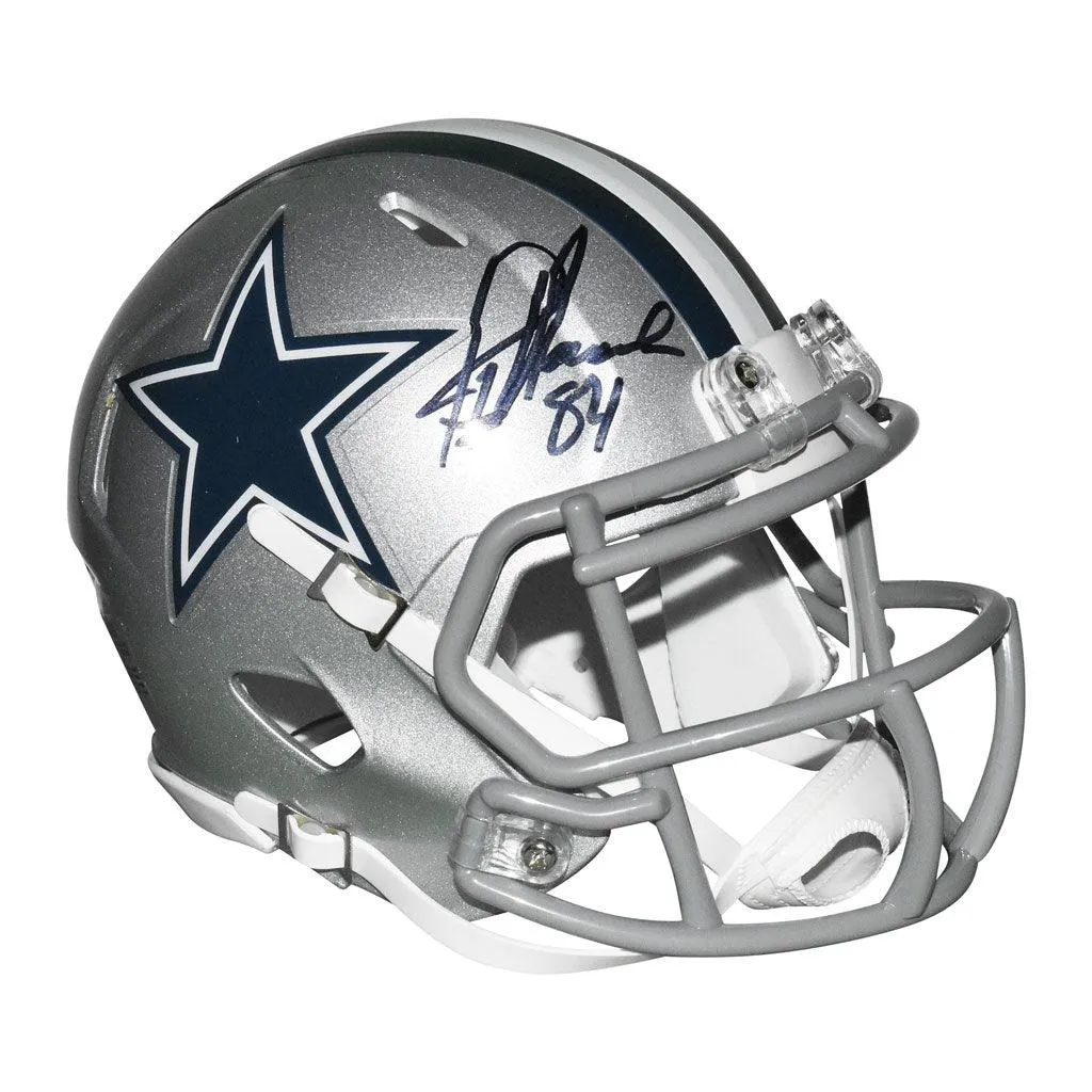 Jay Novacek Signed Dallas Cowboys Speed Mini Football Helmet (JSA)