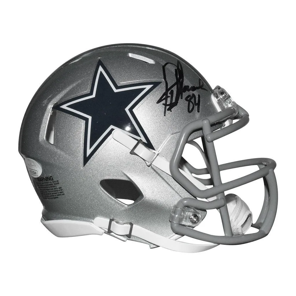 Jay Novacek Signed Dallas Cowboys Speed Mini Football Helmet (JSA)