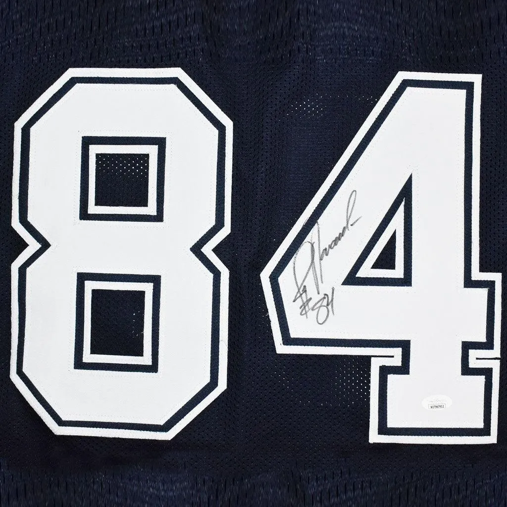 Jay Novacek Signed Dallas Navy Football Jersey (JSA)