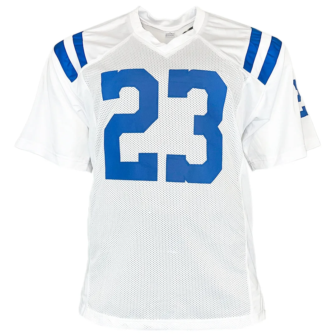 Kenny Moore II Signed Indianapolis White Football Jersey (Beckett)