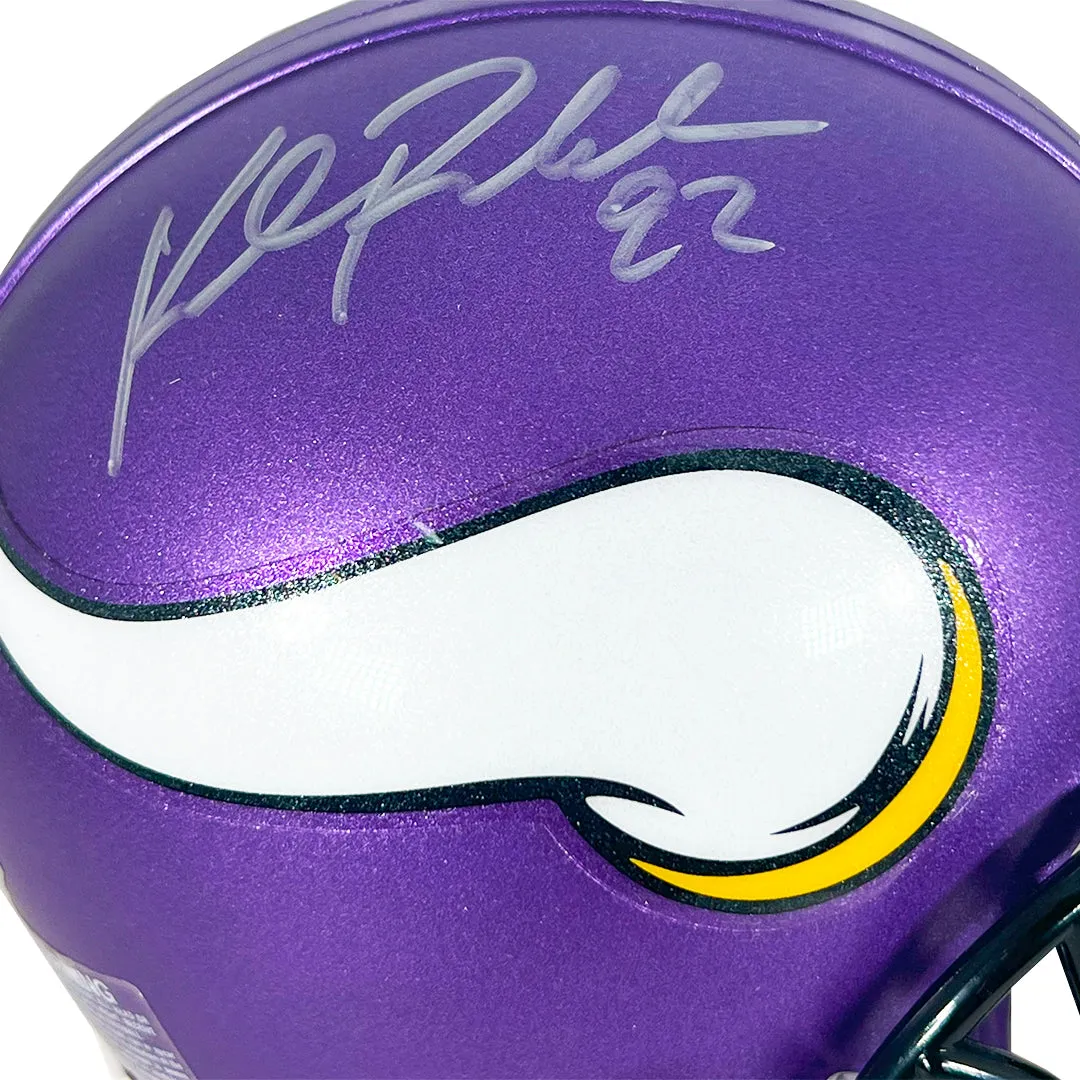 Kyle Rudolph Signed Minnesota Vikings Mini Football Helmet (Fanatics)