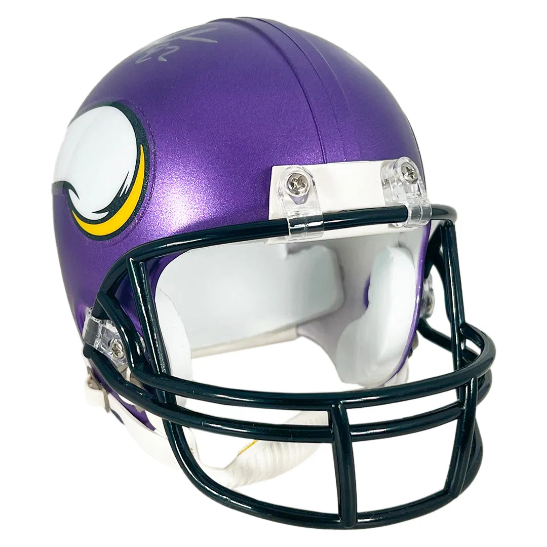 Kyle Rudolph Signed Minnesota Vikings Mini Football Helmet (Fanatics)