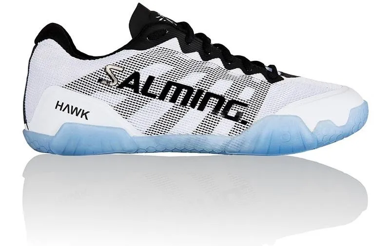 Last one - Salming Hawk Men's Court Shoes, Black / White