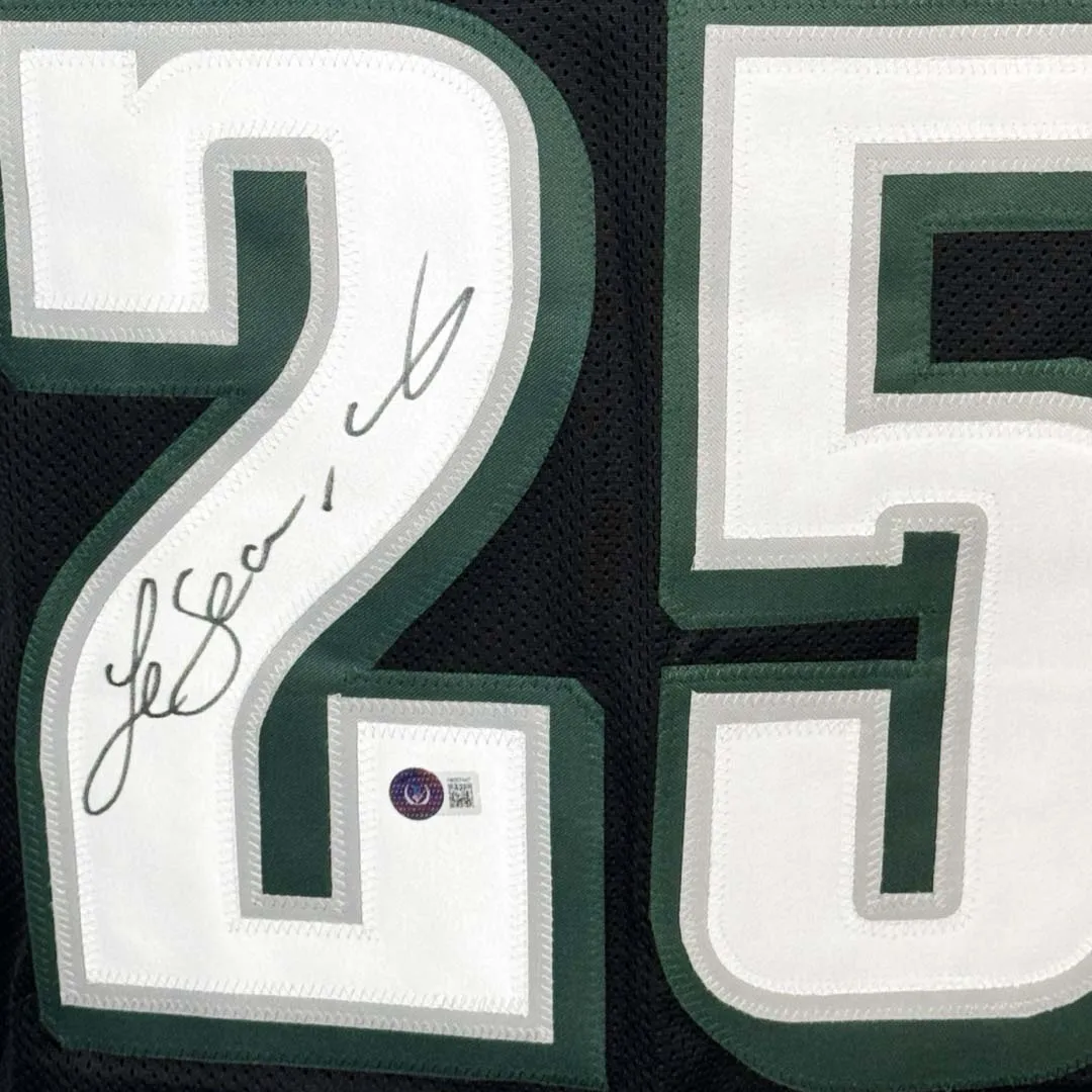 LeSean McCoy Signed Philadelphia Black Football Jersey (Beckett)