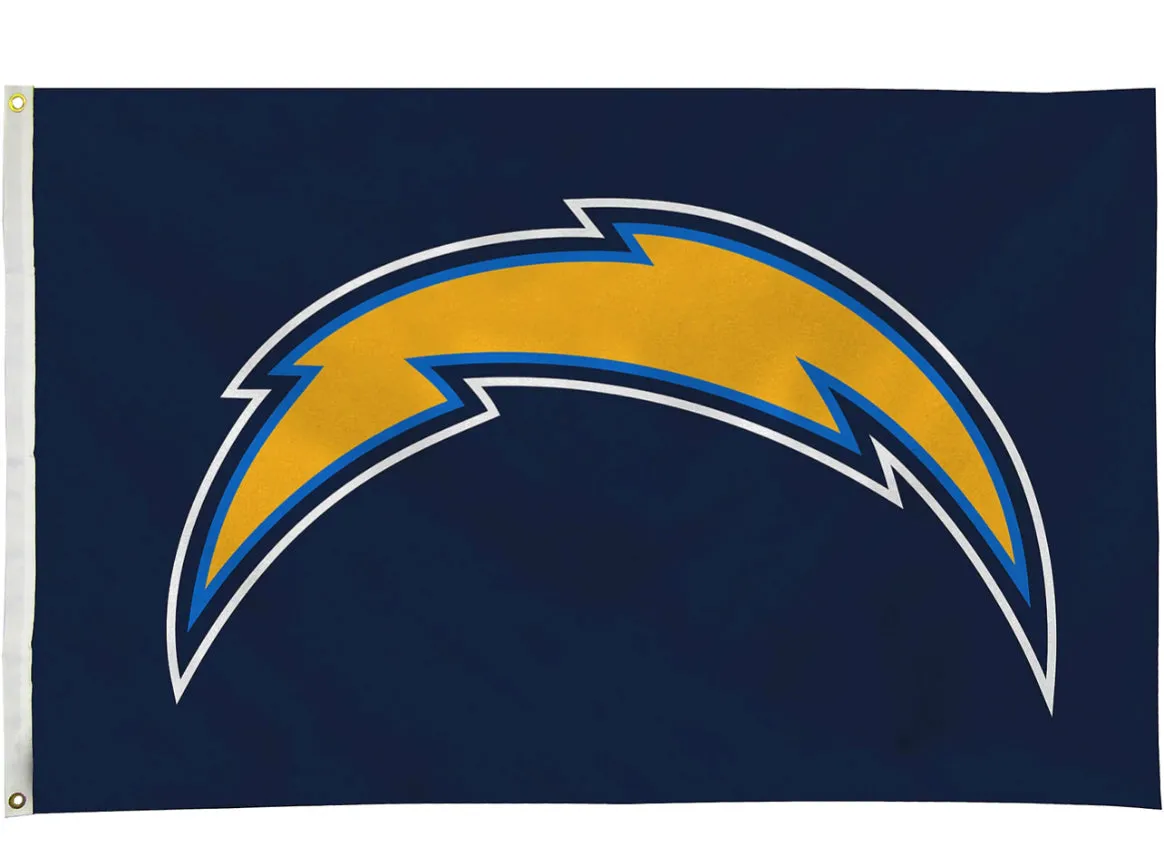 Los Angeles  Pro Football Team Flag 3 x 5 Tailgate Flag Mancave Football Banner