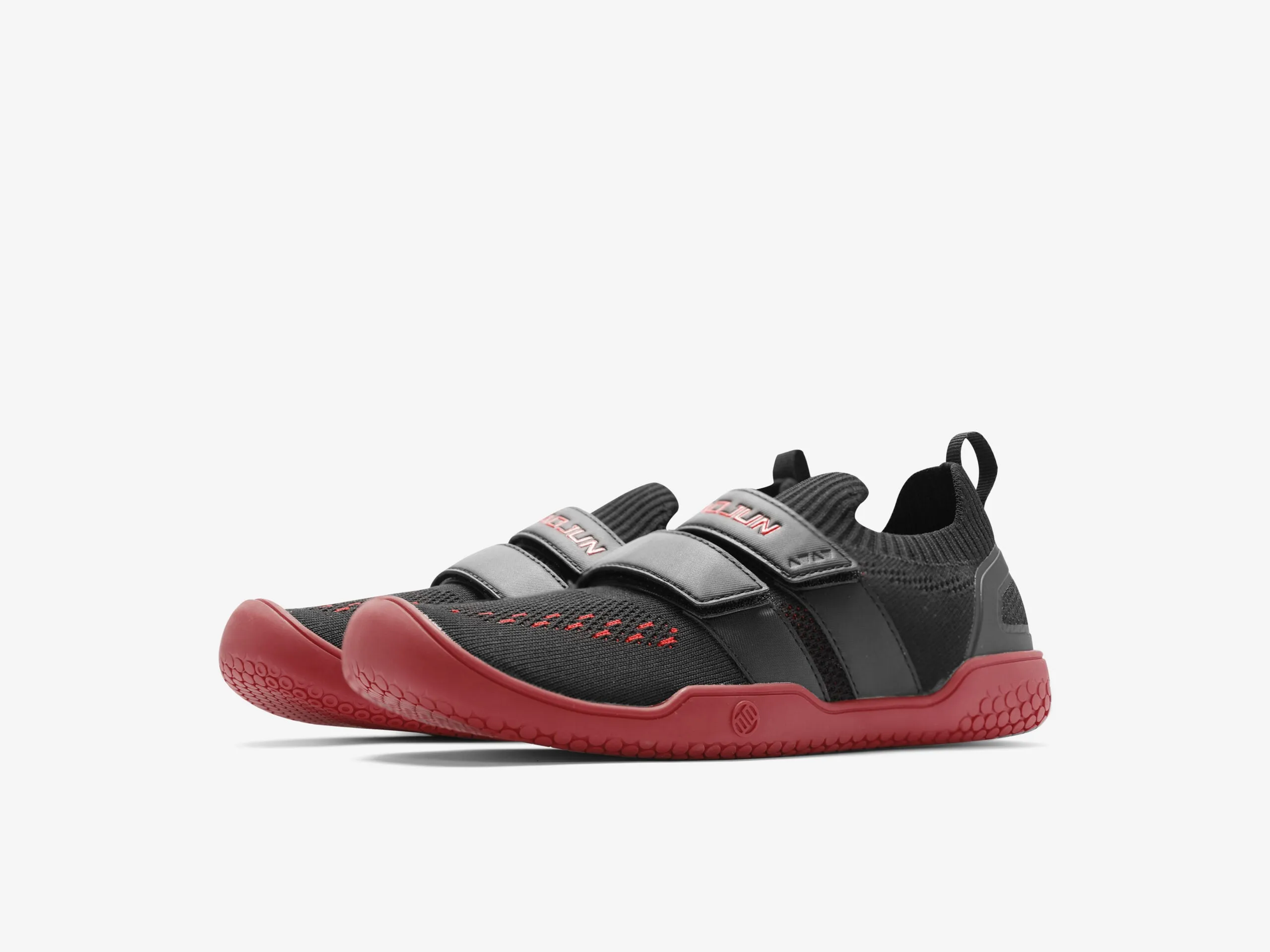 LUXIAOJUN BarePower II Deadlifting Shoes (Black and Red)