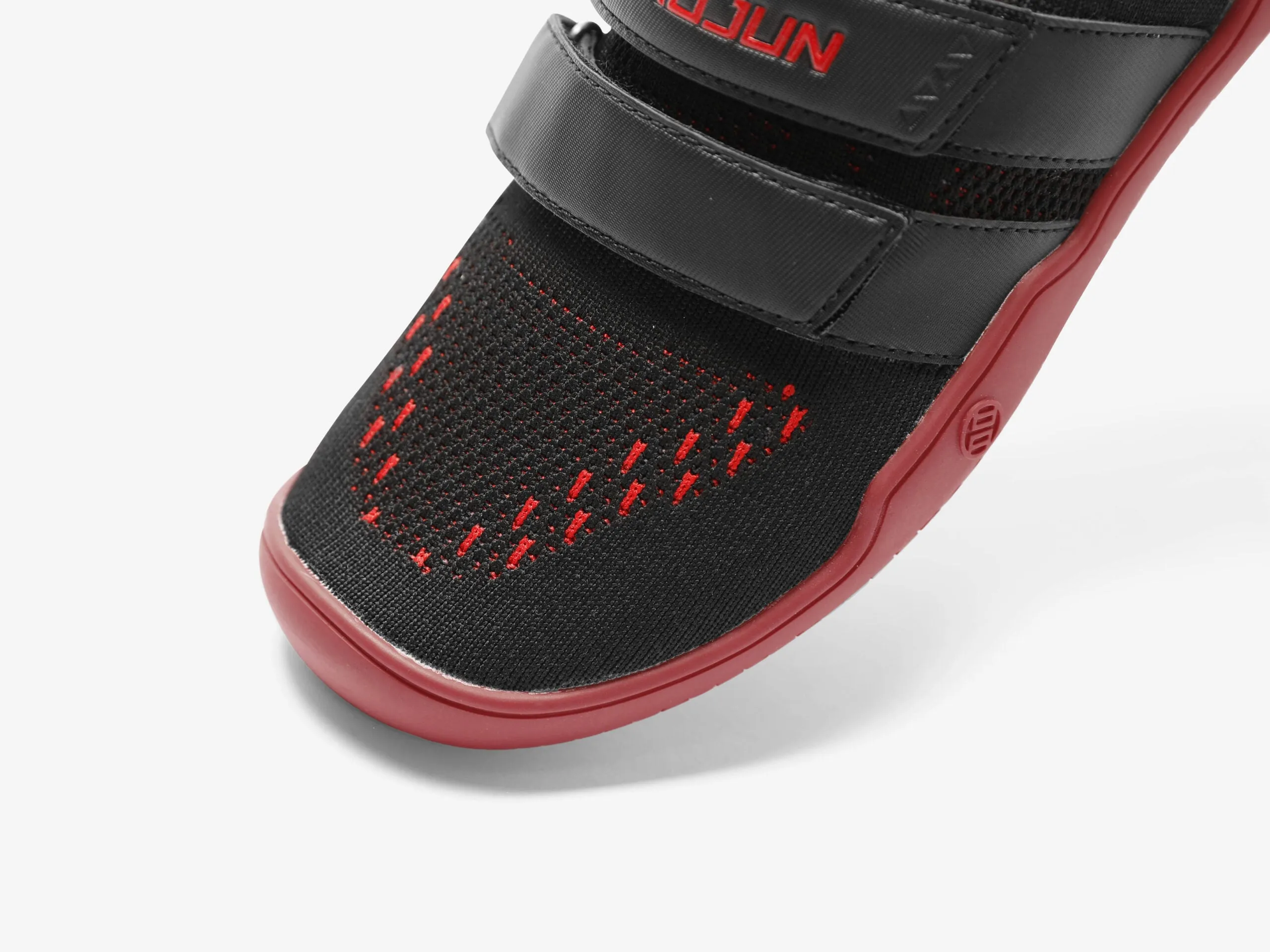 LUXIAOJUN BarePower II Deadlifting Shoes (Black and Red)