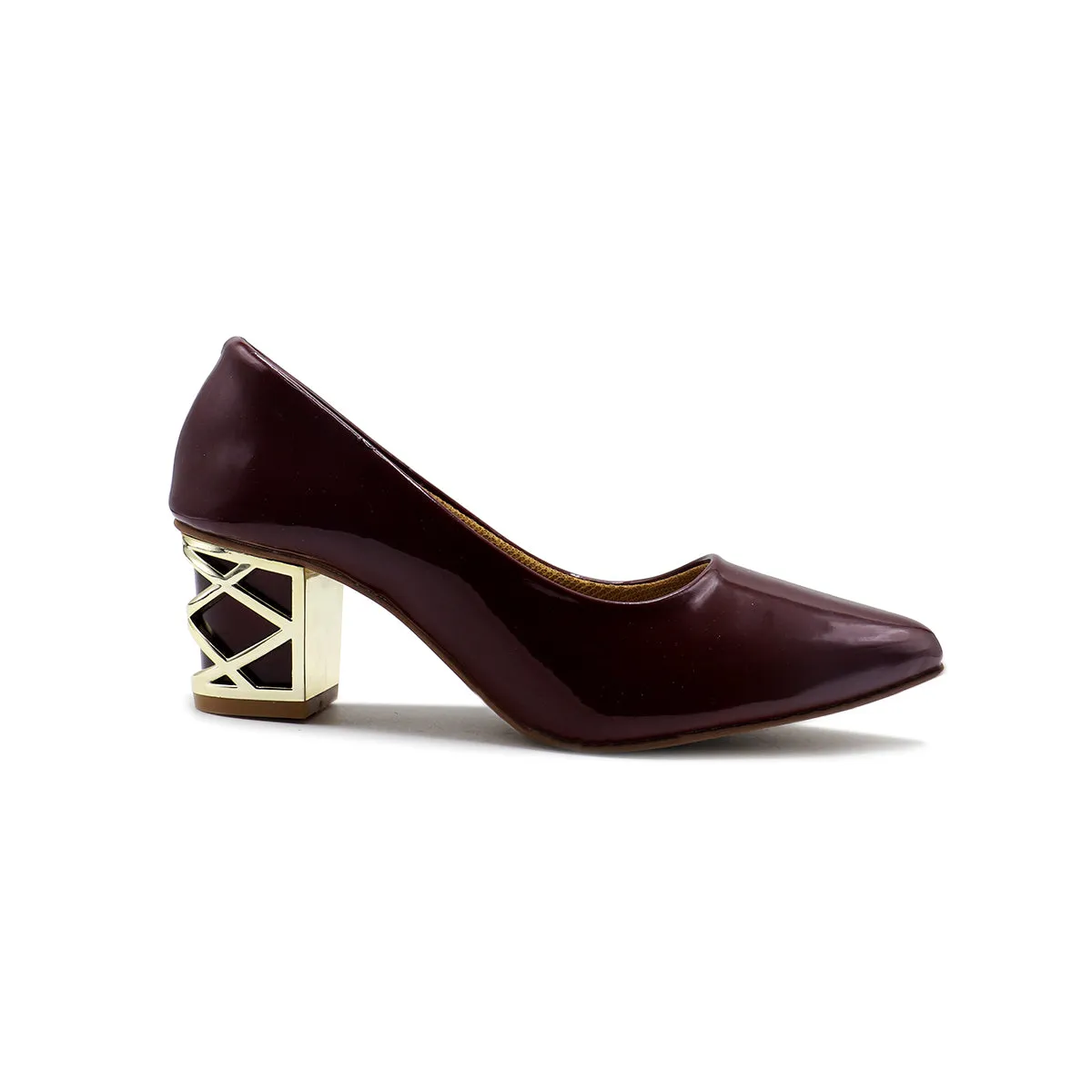 Maroon Formal Court Shoes 085463