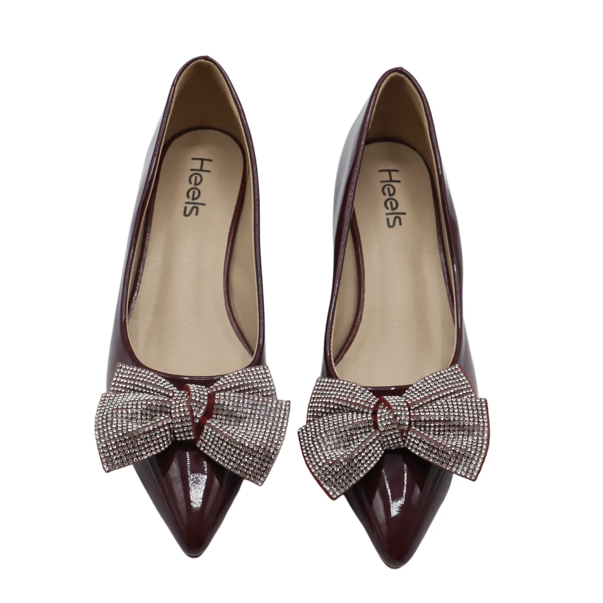 Maroon Formal Court Shoes 085467