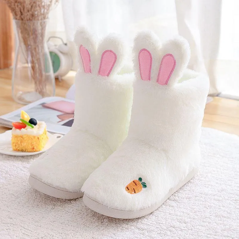 Maternity Shoes Non-slip Soft Bottom Plush Slippers