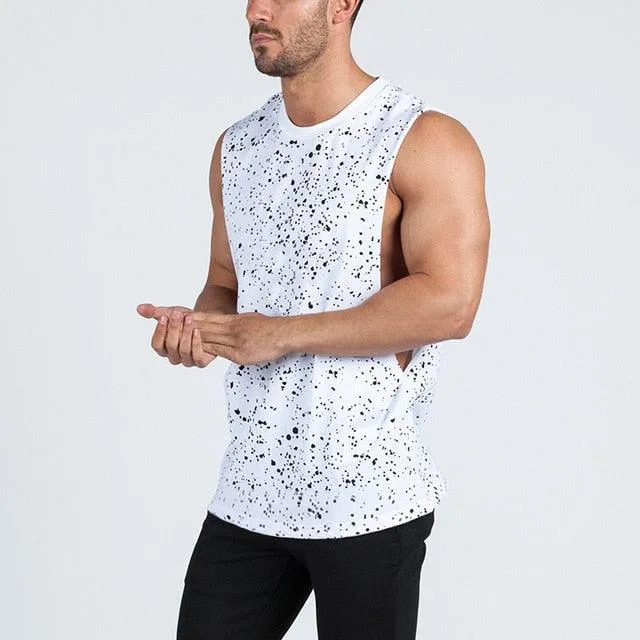 Men's Bodybuilding Gyms Sleeveless Fitness Top