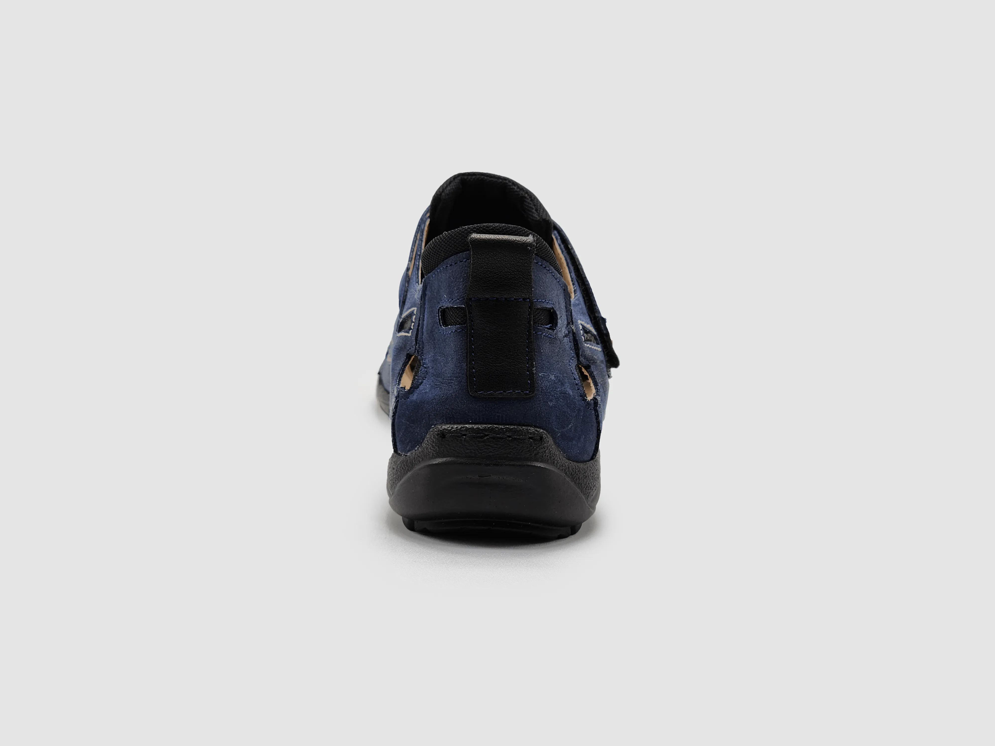 Men's Leather Sandals - Blue