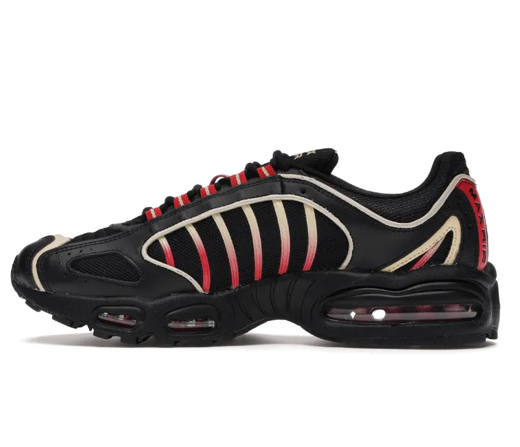 Men's Nike Air Max Tailwind IV (Black/Gold-Red)