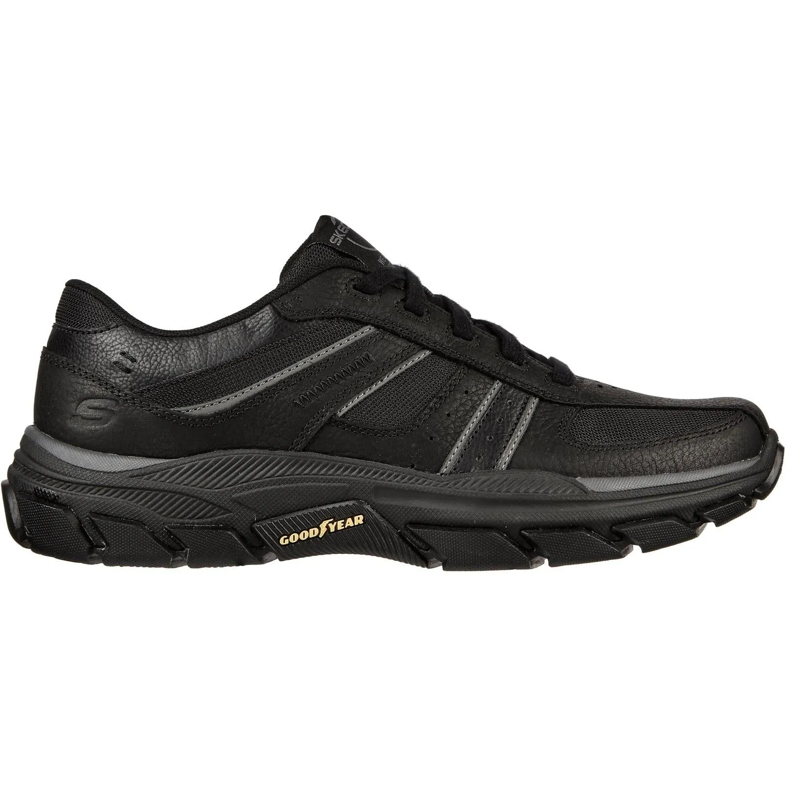 Men's Wide Fit Skechers 204330 Respected Lace Up Sneakers