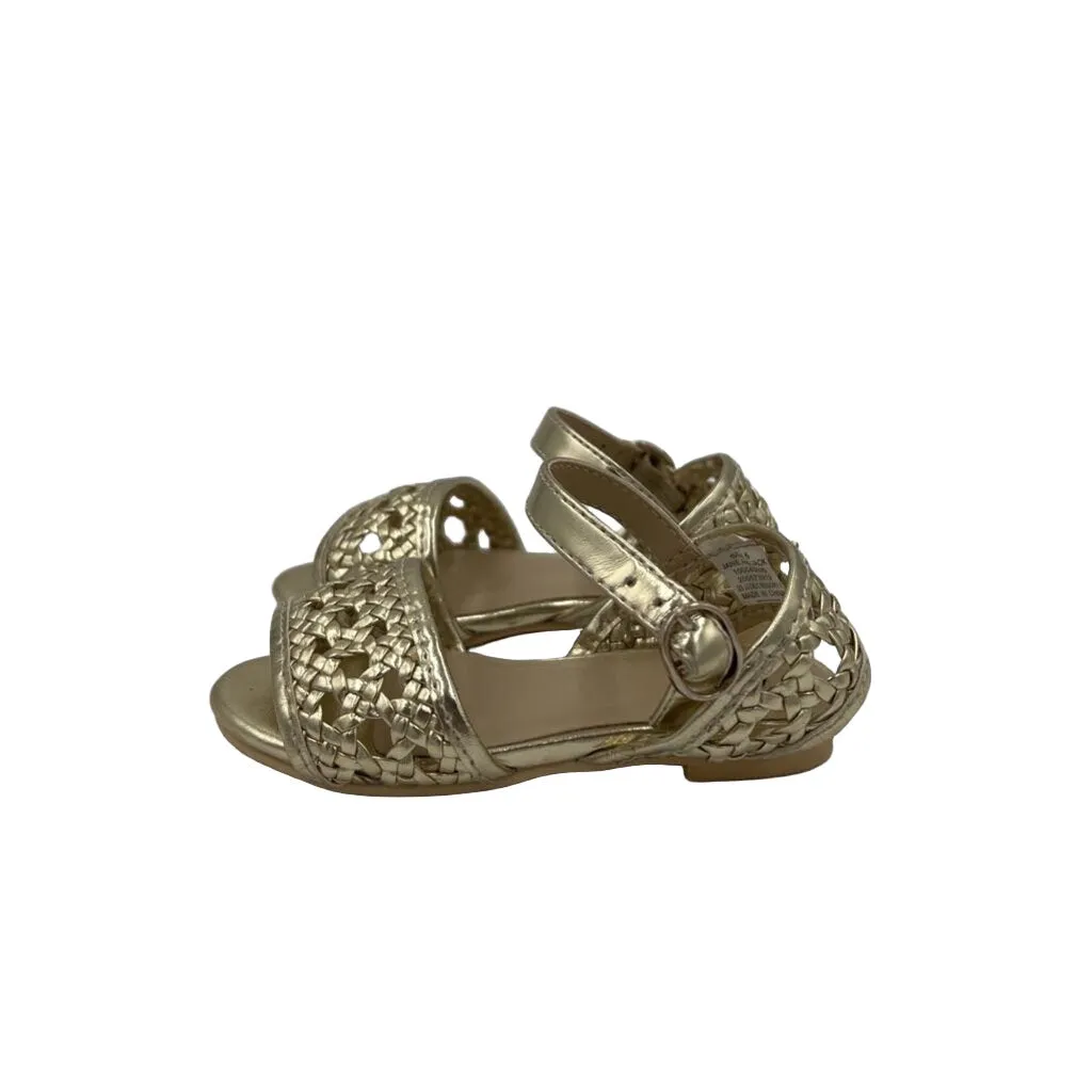 Metallic Buckle Sandals