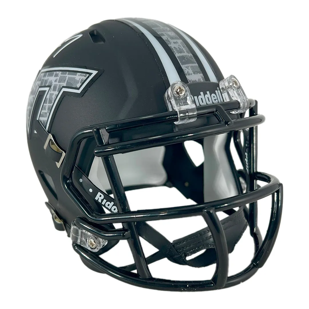 Michael Vick Signed Virginia Tech Hokies Matte Black Speed Mini Football Helmet (Beckett)