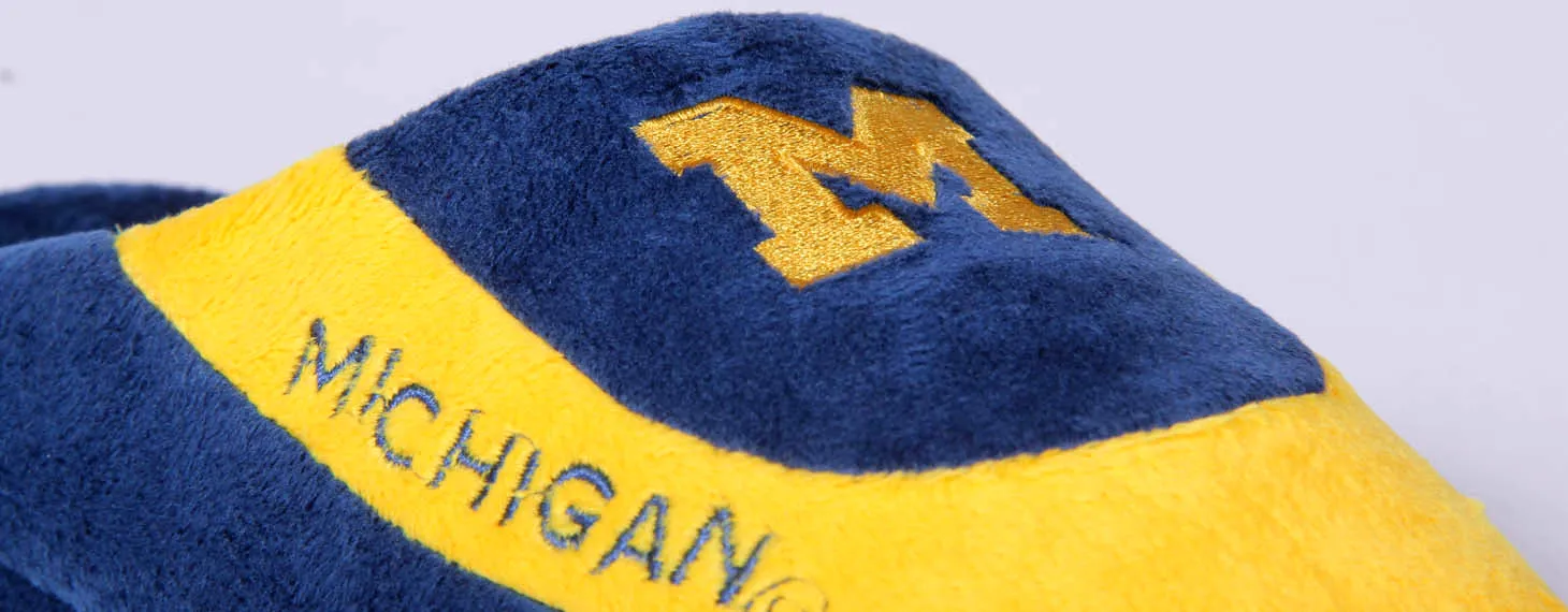 Michigan Wolverines Low Pro Indoor House Slippers