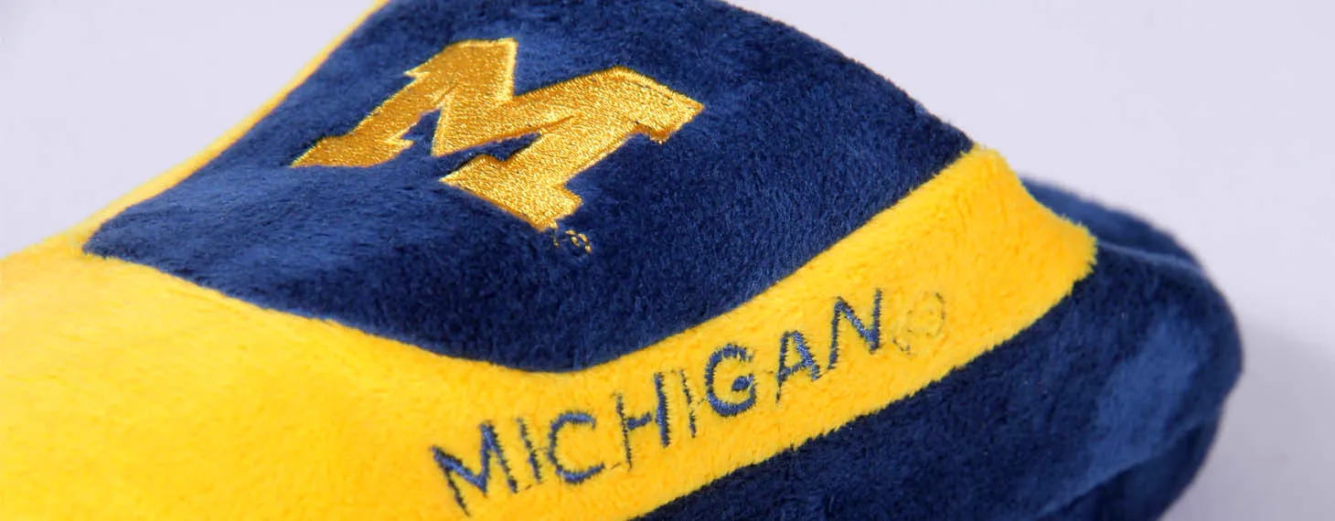 Michigan Wolverines Low Pro Indoor House Slippers