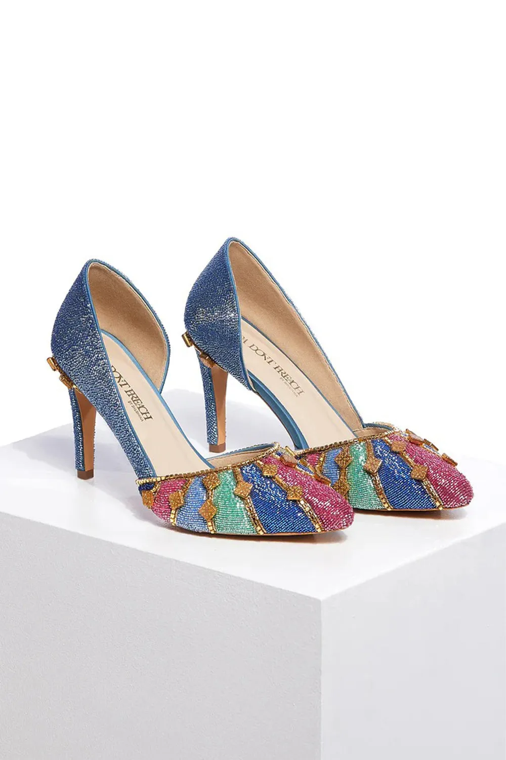 Midnight’S Babe- Multicoloured Stiletto Pumps