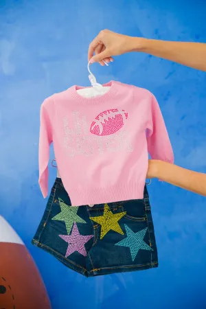 MINI KIDS FOOTBALL LIL SISTER SWEATER