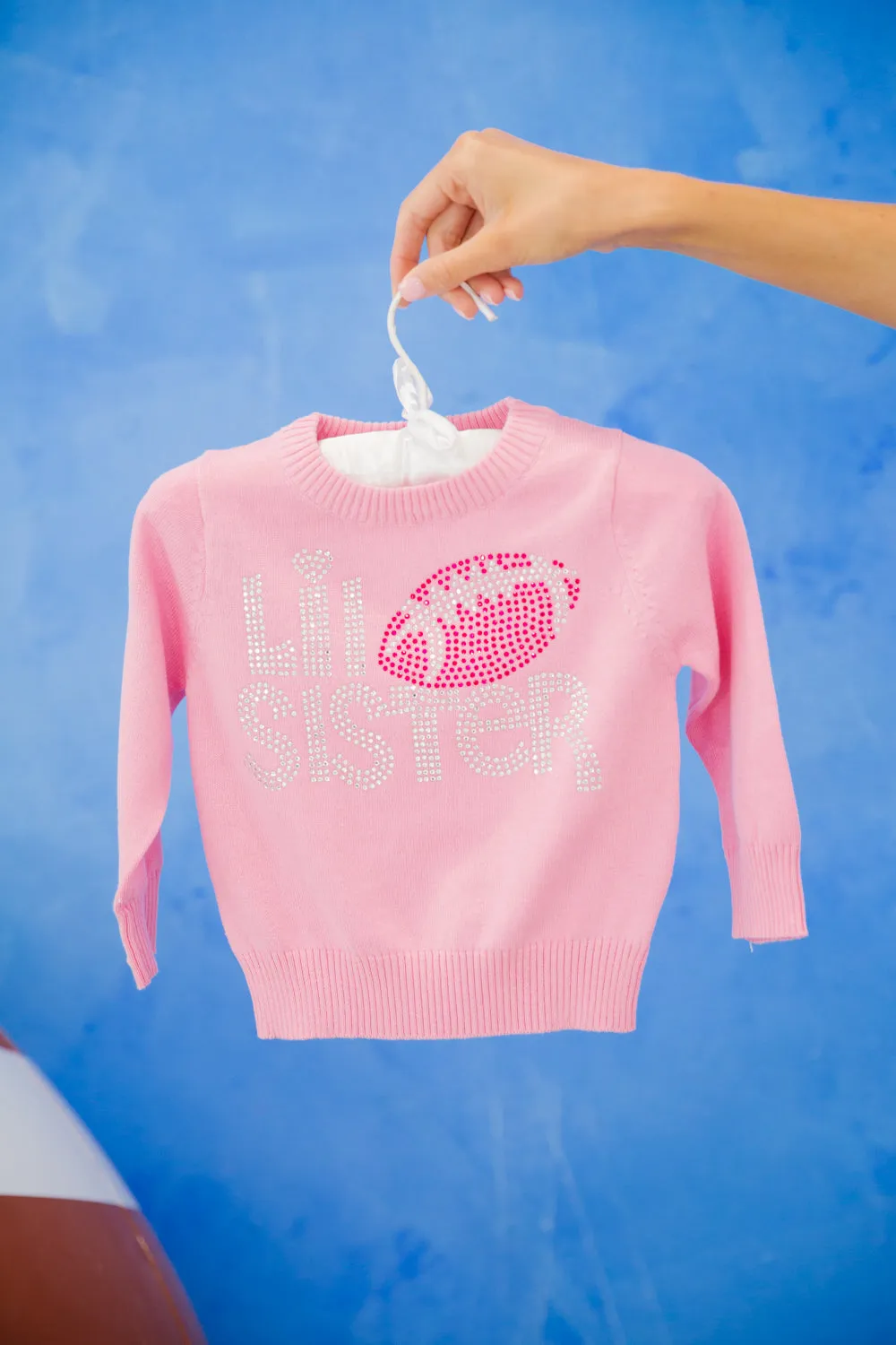 MINI KIDS FOOTBALL LIL SISTER SWEATER