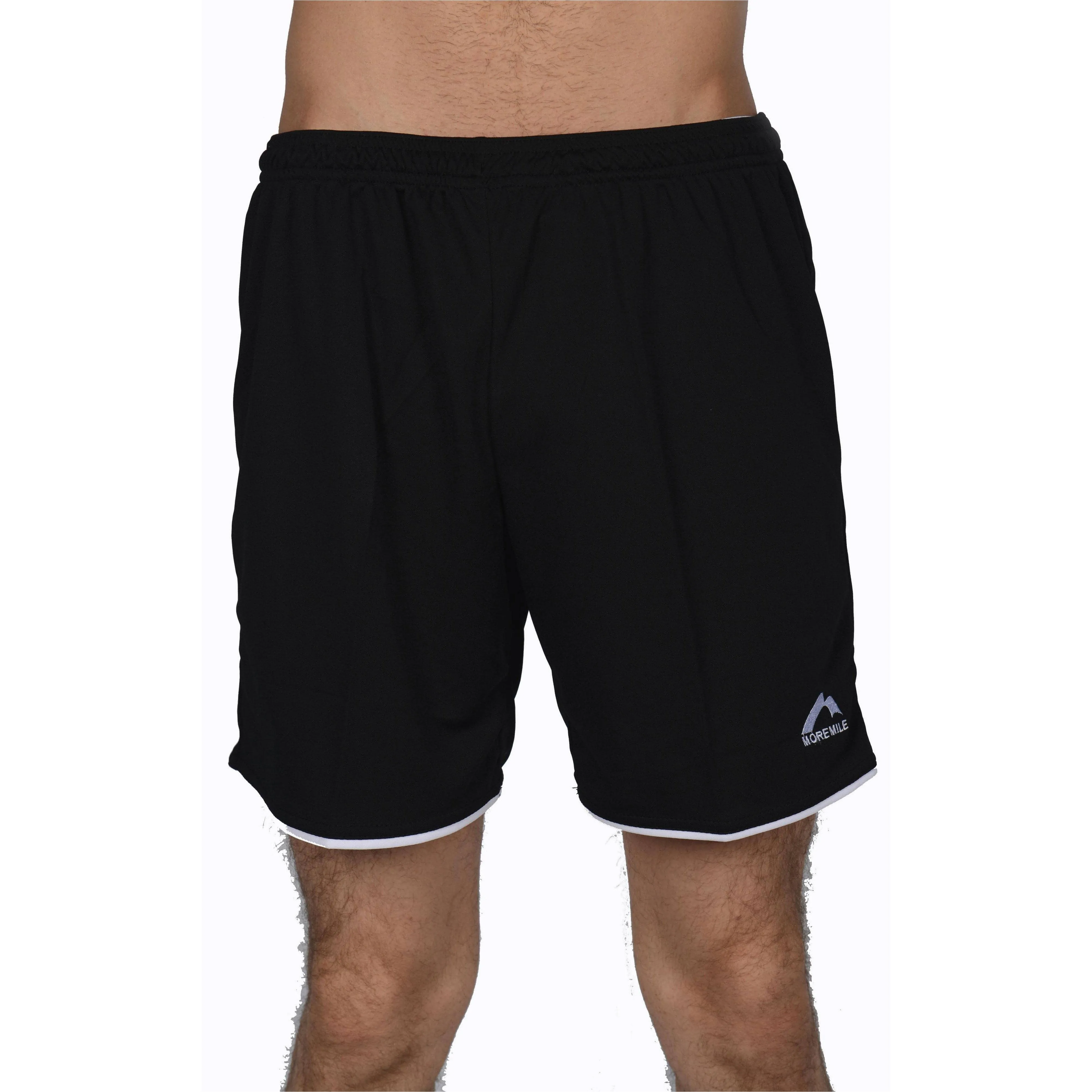 More Mile Premier Mens Football Shorts - Black